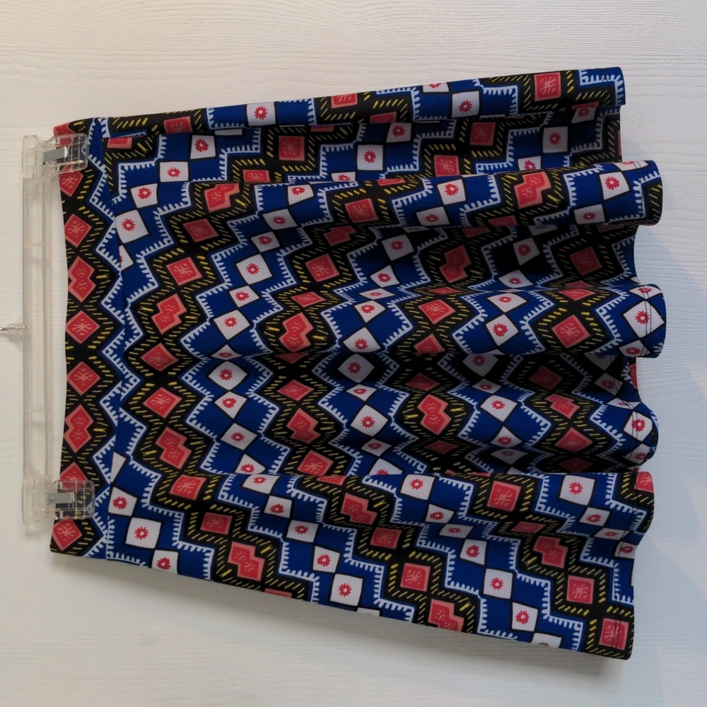 Funky colorful high waisted skirt, size small, worn once